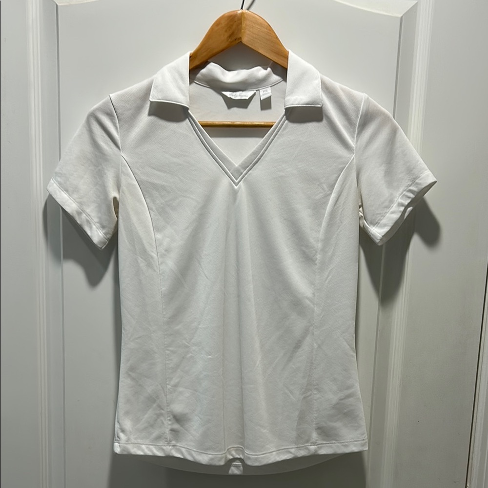 Lady Hagen White Women's Golf Top